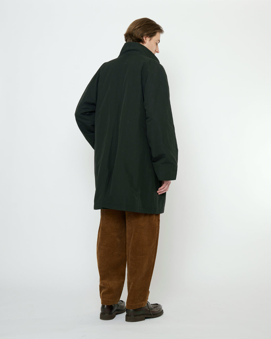 Double Collar Overcoat - FW25 - Black – 7115 by Szeki