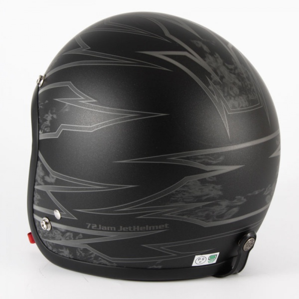 STING(マットブラック) | ジェットヘルメット | 72JAM ジャムテック
