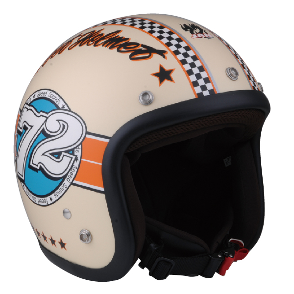 SPEED SOUND(アイボリー) MAT ヘルメット 72JAM | ジェットヘルメット