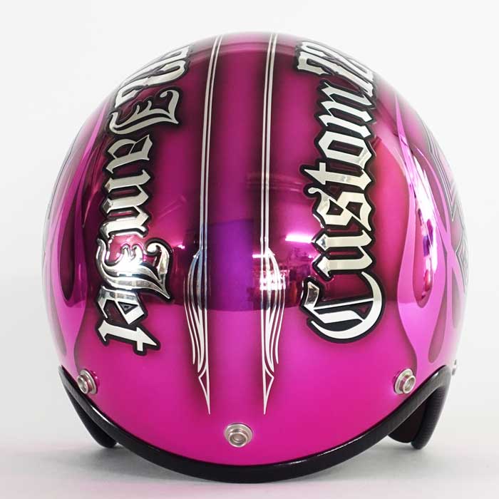 IP-1009 New クロス メッキベースピンク | ジェットヘルメット | 72JAM