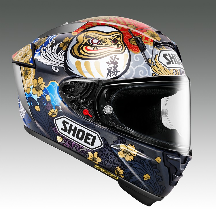 SHOEI】X-FifteenにMotoGPライダーMarc Marquez選手の日本GP仕様の
