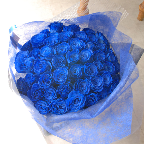 青ばら108本の花保存 プリザーブドフラワー加工事例279｜花を長く残す