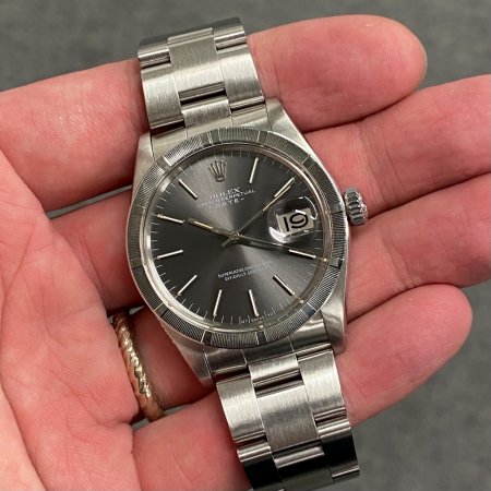 ロレックス オイスター・パーペチュアル・デイト Ref.1501 グレー