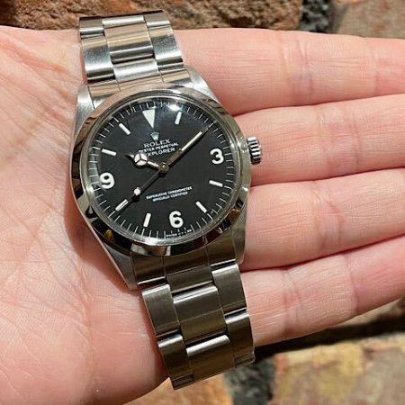 ロレックス エクスプローラーI Ref.1016 ブラックダイヤル