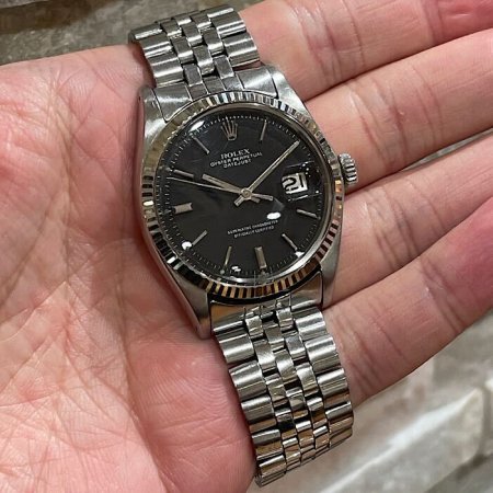 ロレックス デイトジャスト Ref.1601/4 ブラックダイヤル ヴィンテージ