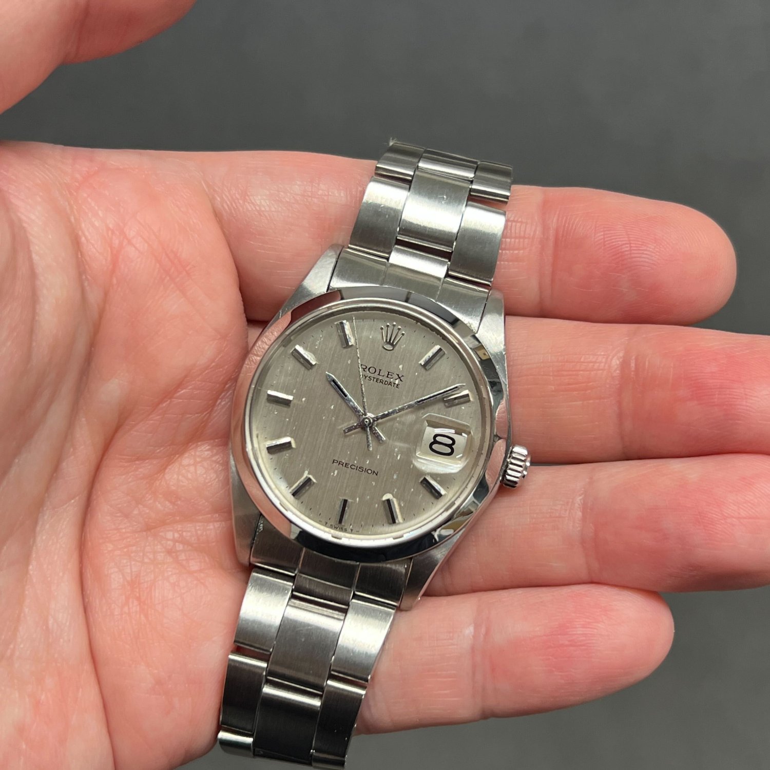 ロレックス オイスター・デイト Ref.6694 シルバーダイヤル