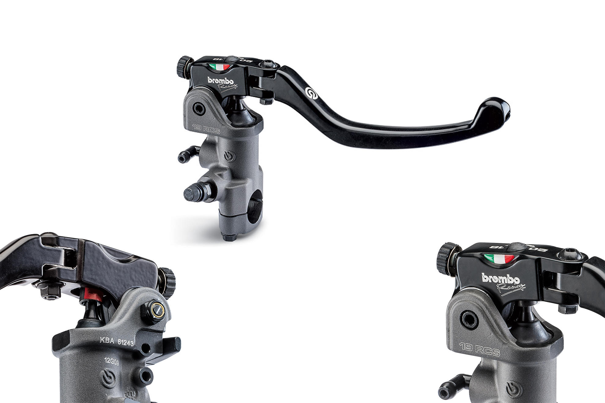 RADIAL BRAKE MASTER CYLINDER BREMBO 19RCS FOLD-UP LEVER 18-20