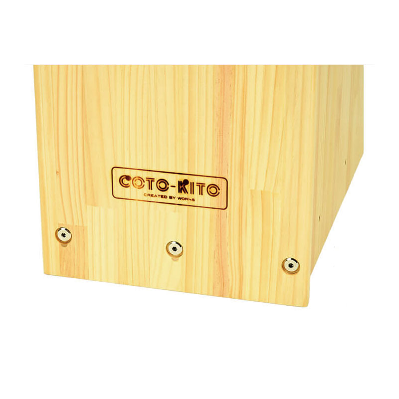 木製子供家具 絵本棚(オープン棚付)｜木製キッズコーナー、木製子供