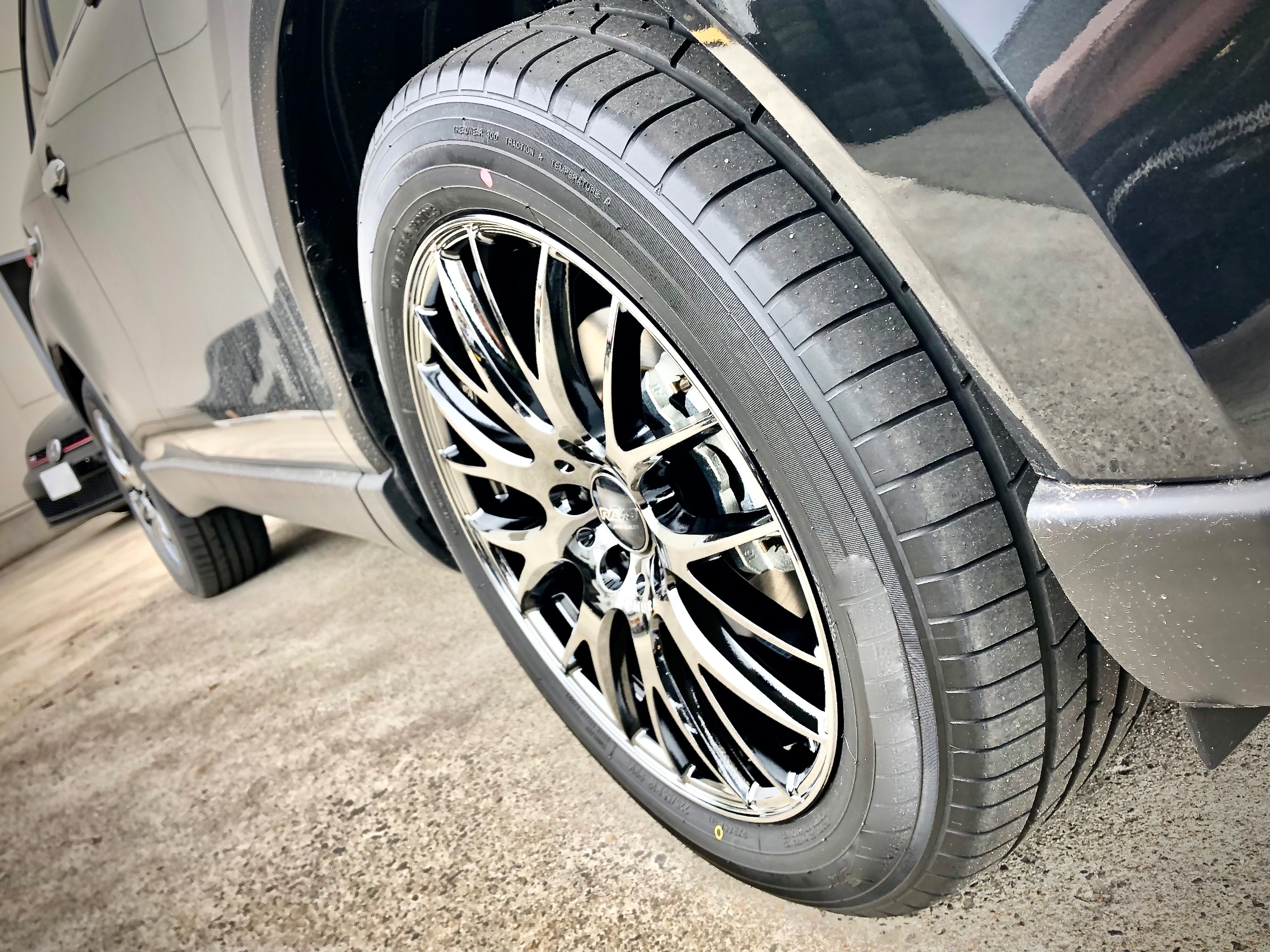 MXUA80 TOYOTA HARRIER ✖ RAYS HOMURA 2X9Plus JET BLACK EDITION III