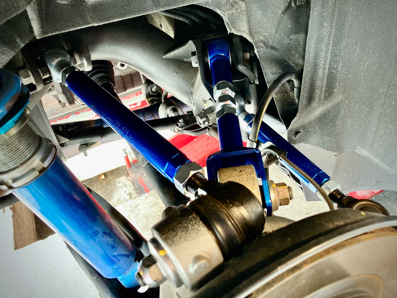 CUSCO 調整式リヤアッパーアーム ＆ 調整式トーコントロールロッド