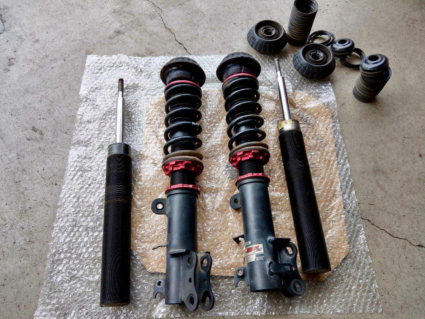 ブリッツZZRオーバーホール用カートリッジ車高調