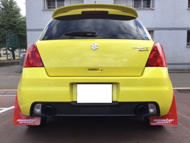 スイフトスポーツZC31S マッドフラップ取付！ | スズキ スイフト