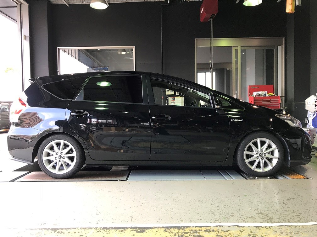 プリウスα TEIN FLEX-Z装着 | トヨタ プリウスα 足まわり