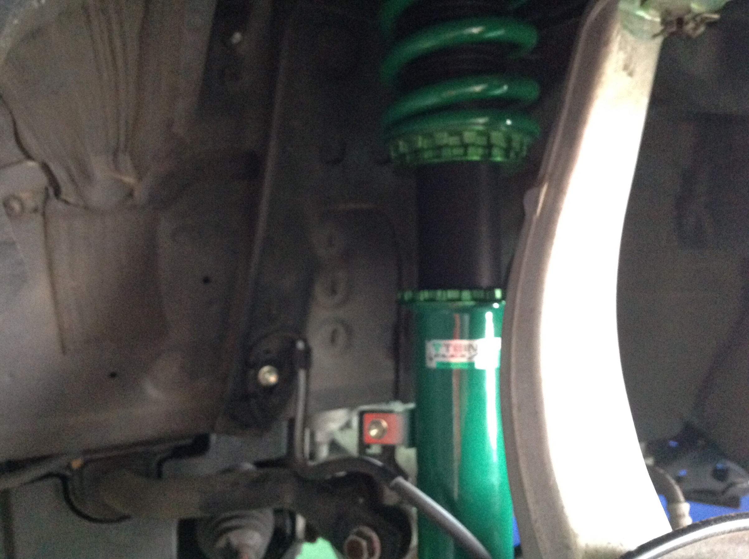 AWS210 クラウン アスリート ハイブリッドへTEIN FLEX Zを取り付け