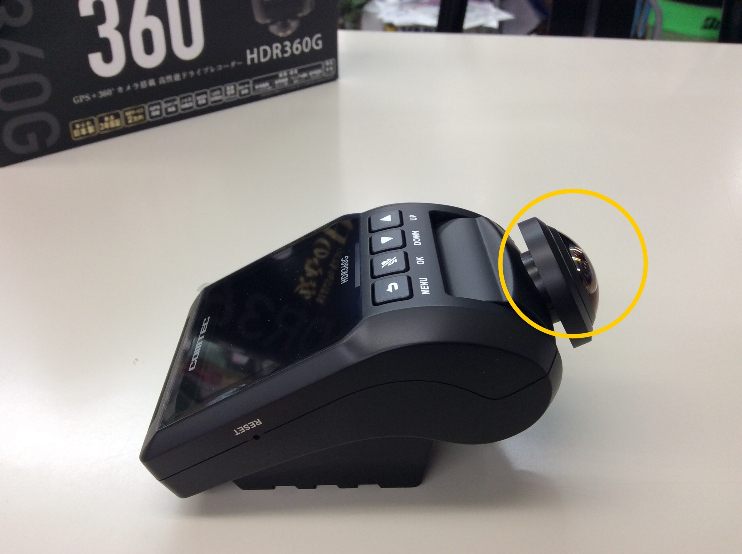 コムテック 『 HDR360G 』 360° のドライブレコーダー ！ | AV