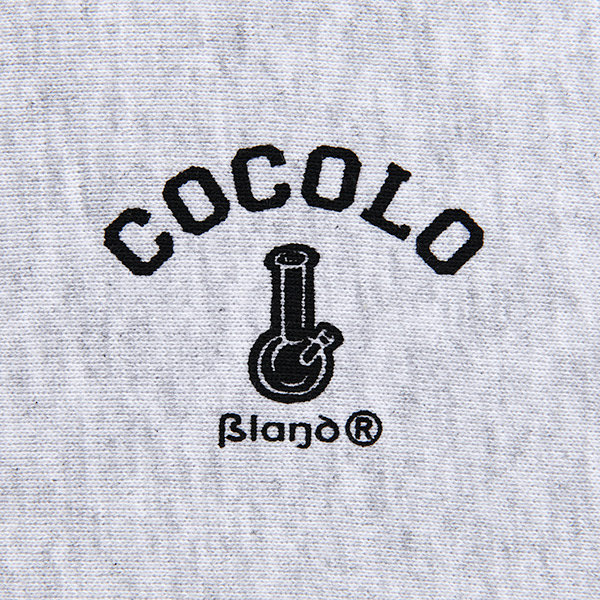 BACK BONG ZIP HODDIE(ASH） - COCOLOBLAND WEB STORE