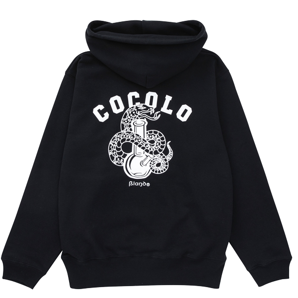 SNAKE BONG HOODIE(BLACK) - COCOLOBLAND WEB STORE