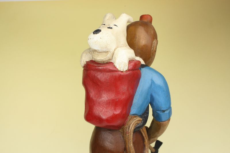 Les Aventures de Tintinタンタンの冒険 木製フィギュア AKo-120