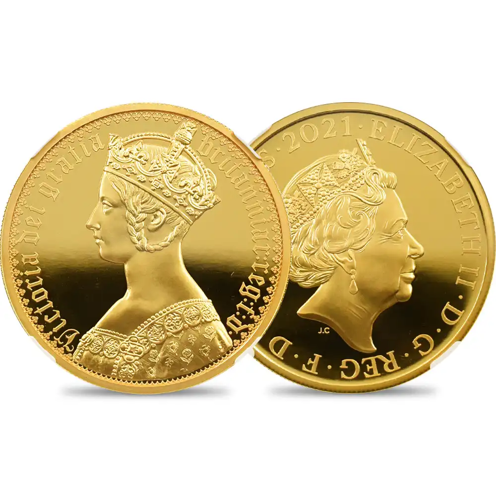 2021 エリザベス2世 ゴチッククラウン・ポートレート 200ポンド2オンス