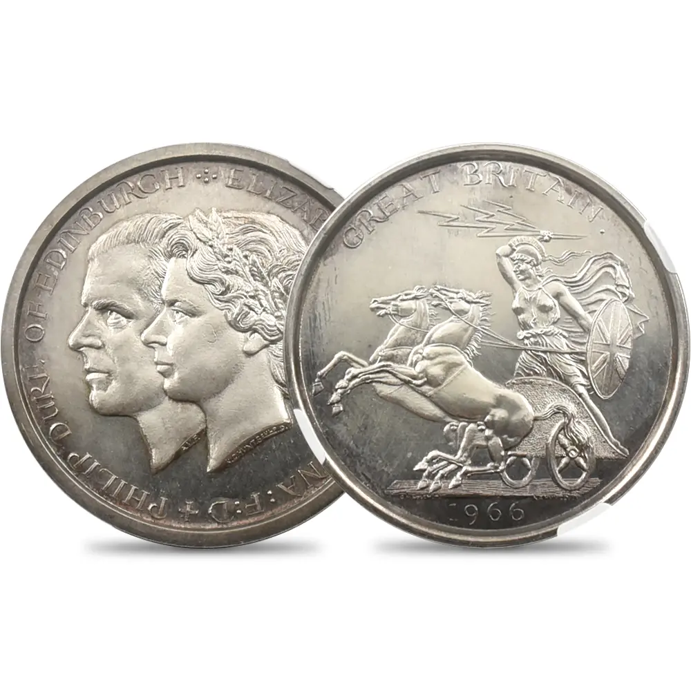 超掘り出し物！】☆エリザベス女王戴記念クラウンプルーフ銀貨セット総