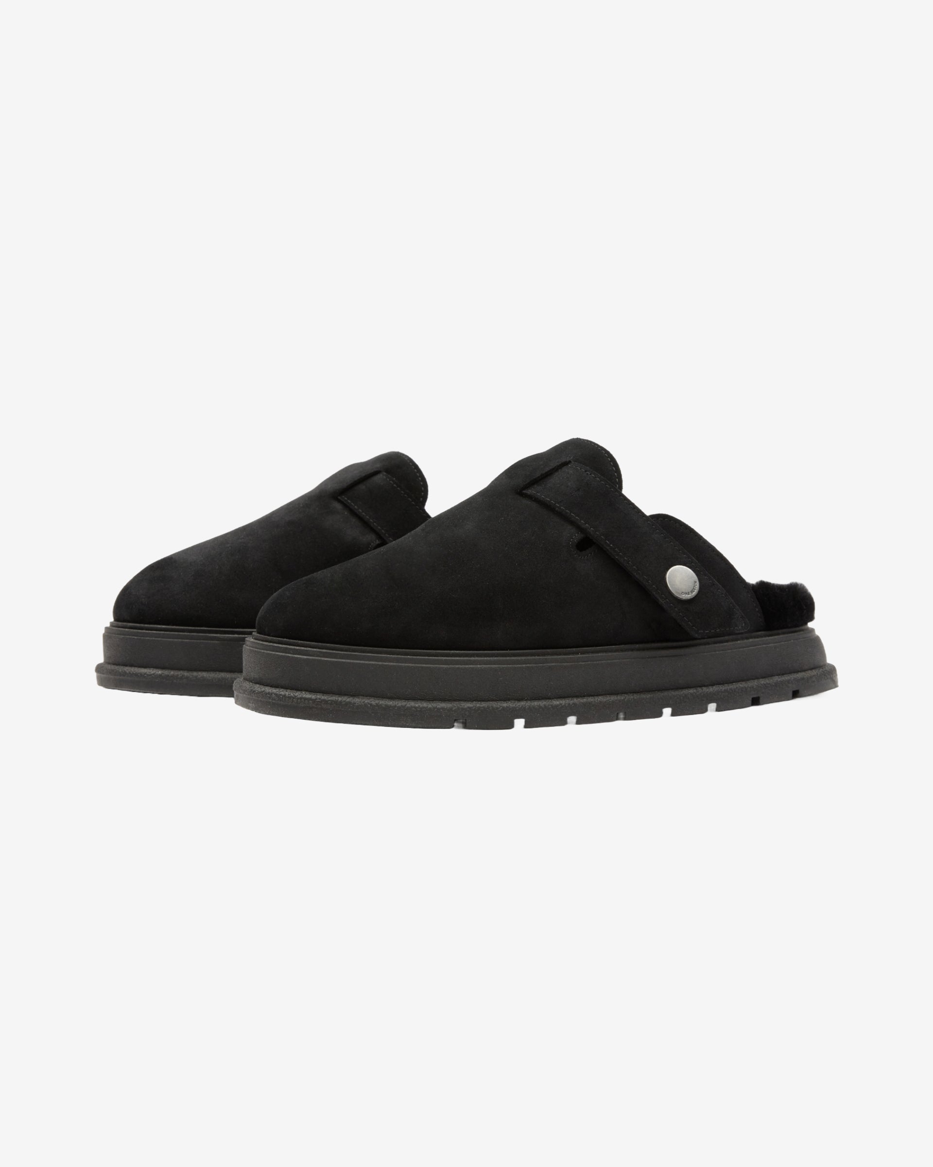 Cole Buxton | Mule | Mens | Cow Suede | Black