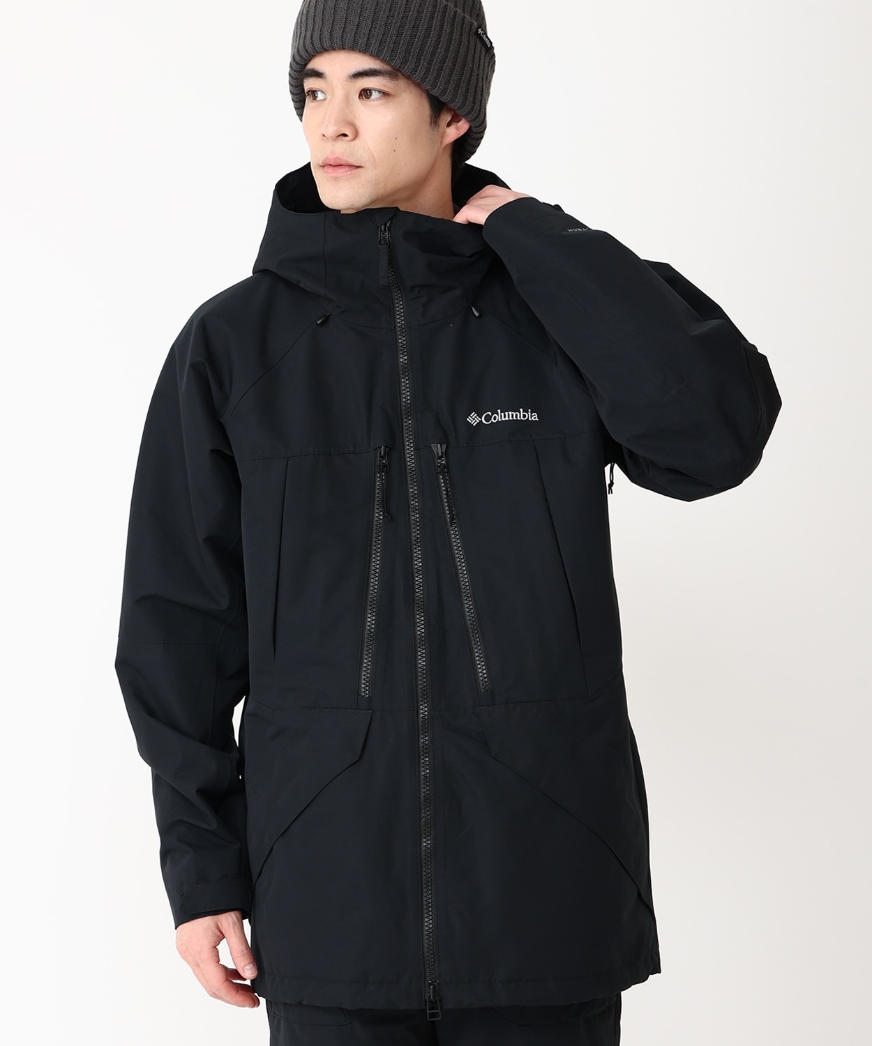 コアショットシェルジャケット(S Tobacco Black Canoe)│コロンビア