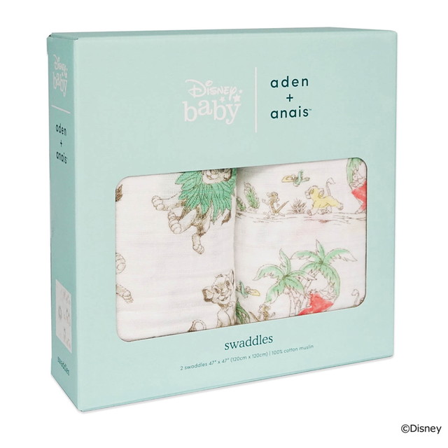 aden+anais(エイデンアンドアネイ) ディズニーベビー スワドル(2枚組