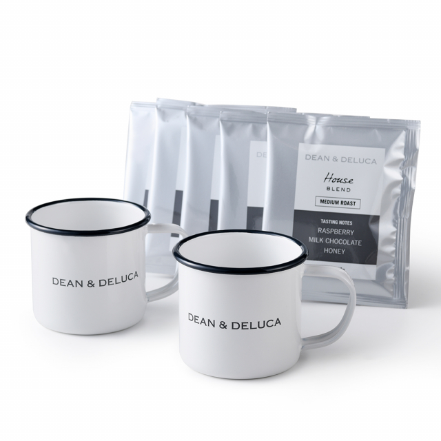 DEAN & DELUCA(ディーン&デルーカ) ホーローマグカップペア+コーヒー
