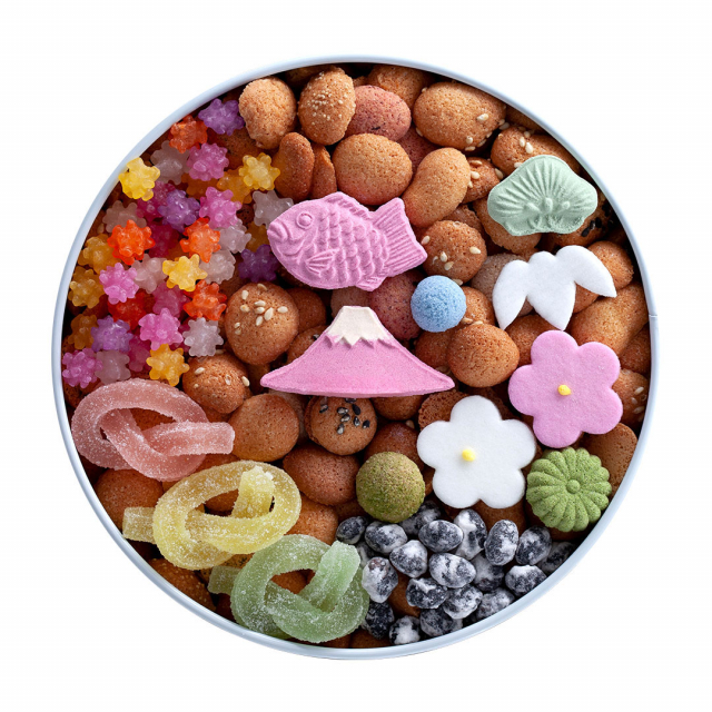 銀座菊廼舎(きくのや)登録商標 冨貴寄(ふきよせ)ことほぐ開運干支缶