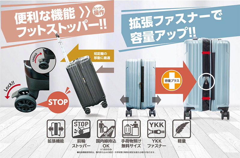 送料無料 正規品 スーツケース A.L.I アジアラゲージ FiLpake