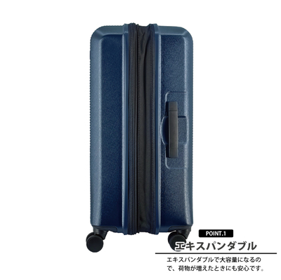 送料無料 正規品 スーツケース GRAND+ グランプラス K2-M 70-80L M