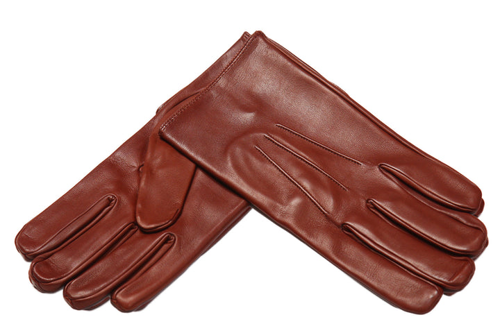 メローラ メンズ手袋◇ナパレザー◇ブラウン/TAN《シルク》 – Condotti