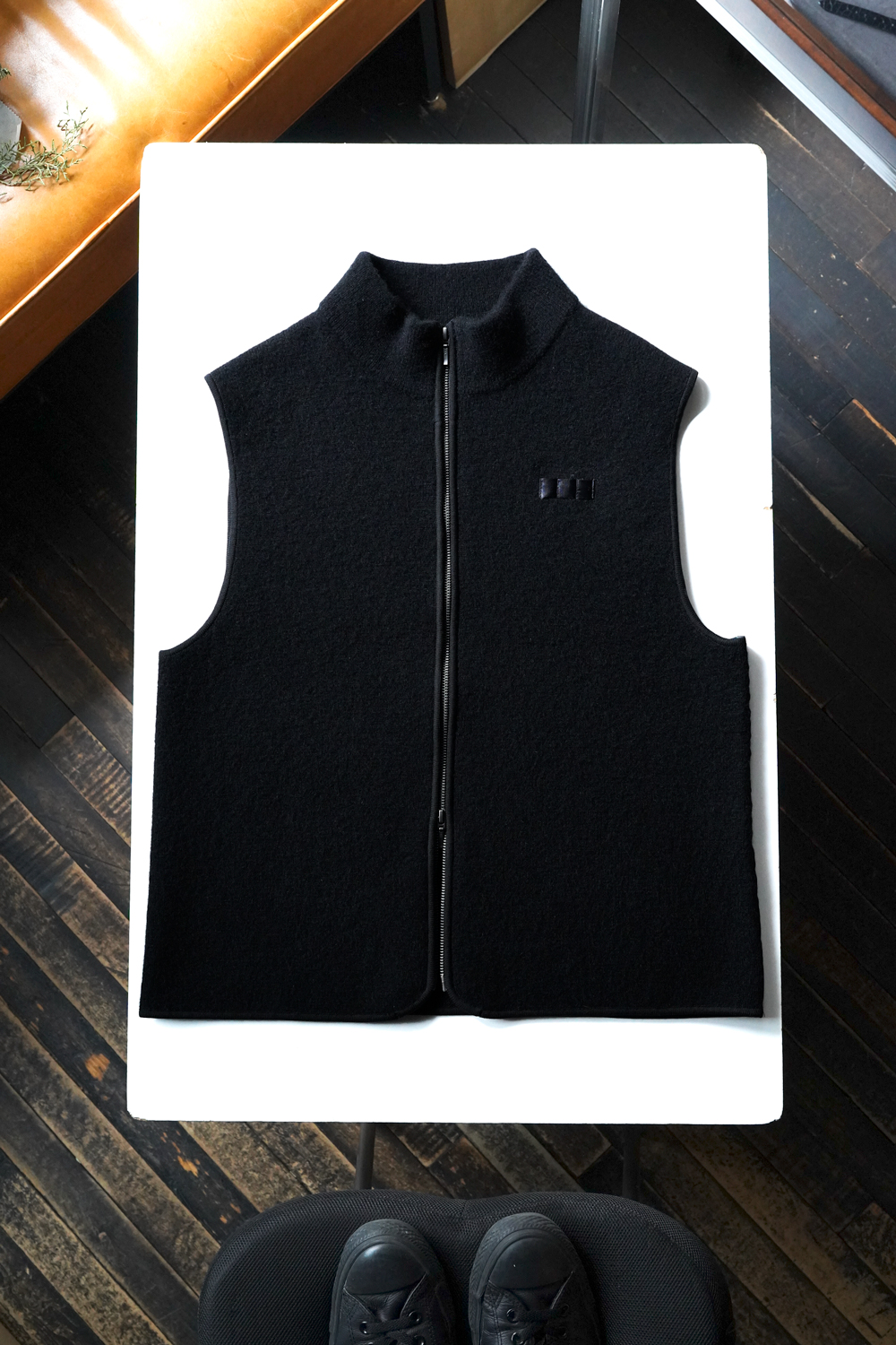 CES｜CES-Walenode ZIP VEST00 - Black｜PRODUCT｜Continuer Inc