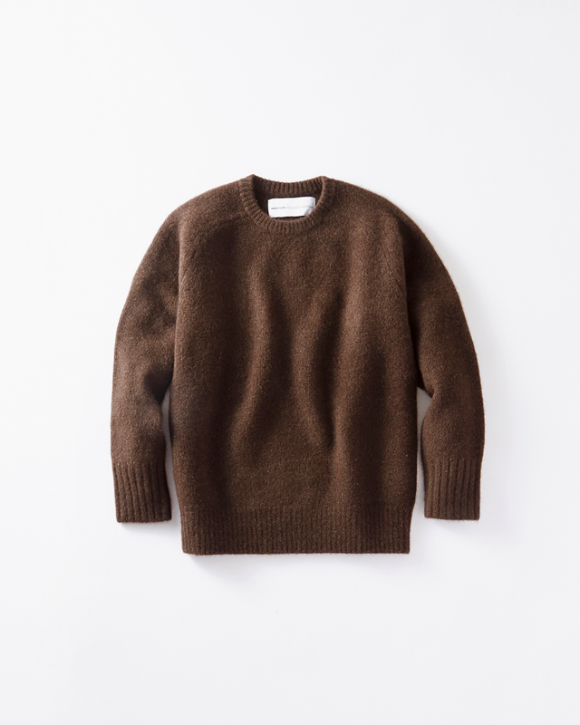 walenode｜Tibetan yak Shetland sweater - Brown｜PRODUCT｜Continuer