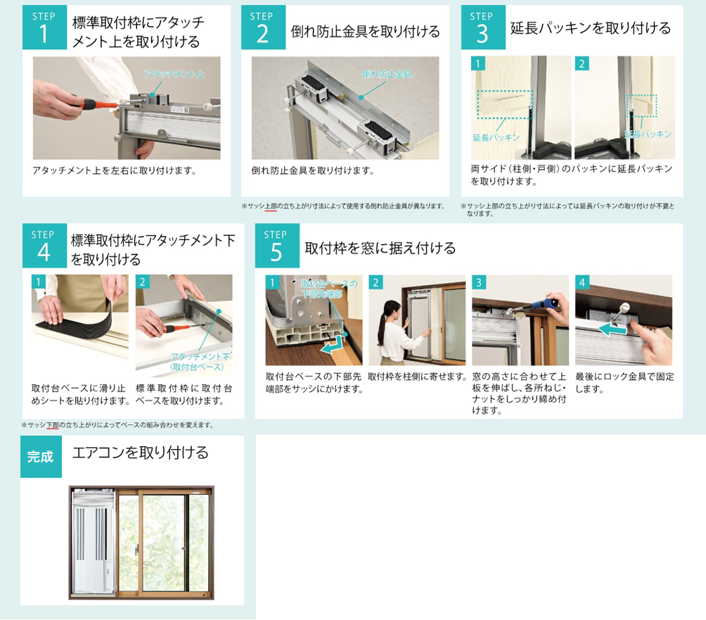 取り付けできるサッシが拡大！樹脂サッシや複合サッシに取り付け可能な