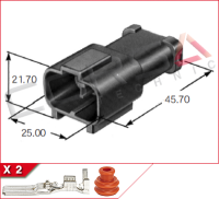 Yazaki 58 X Automotive Connectors - Corsa Technic