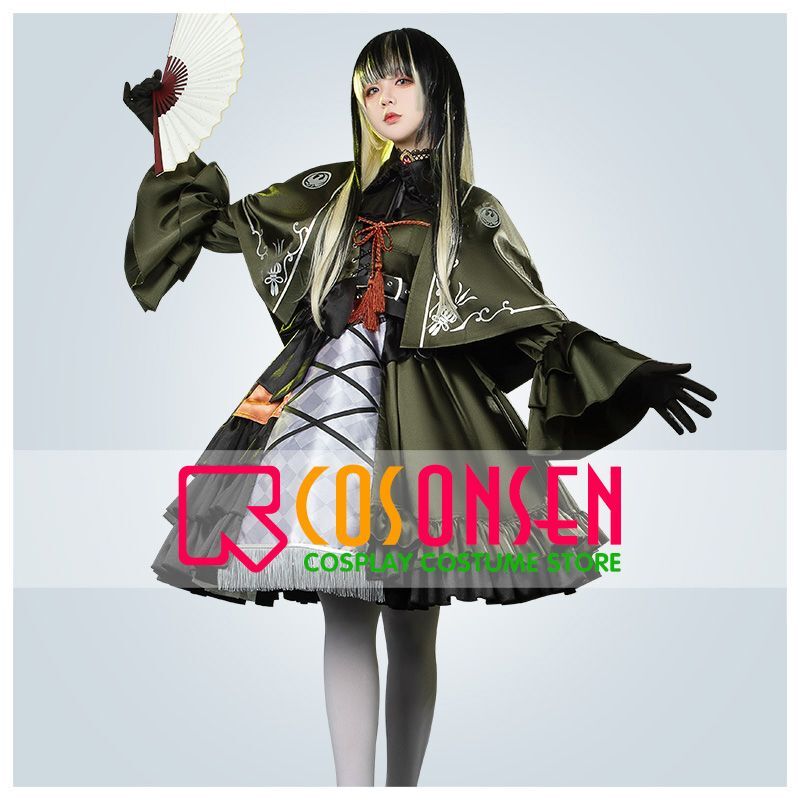 ホロライブ hololive Vtuber 儒烏風亭らでん コスプレ衣装（羽織付き）