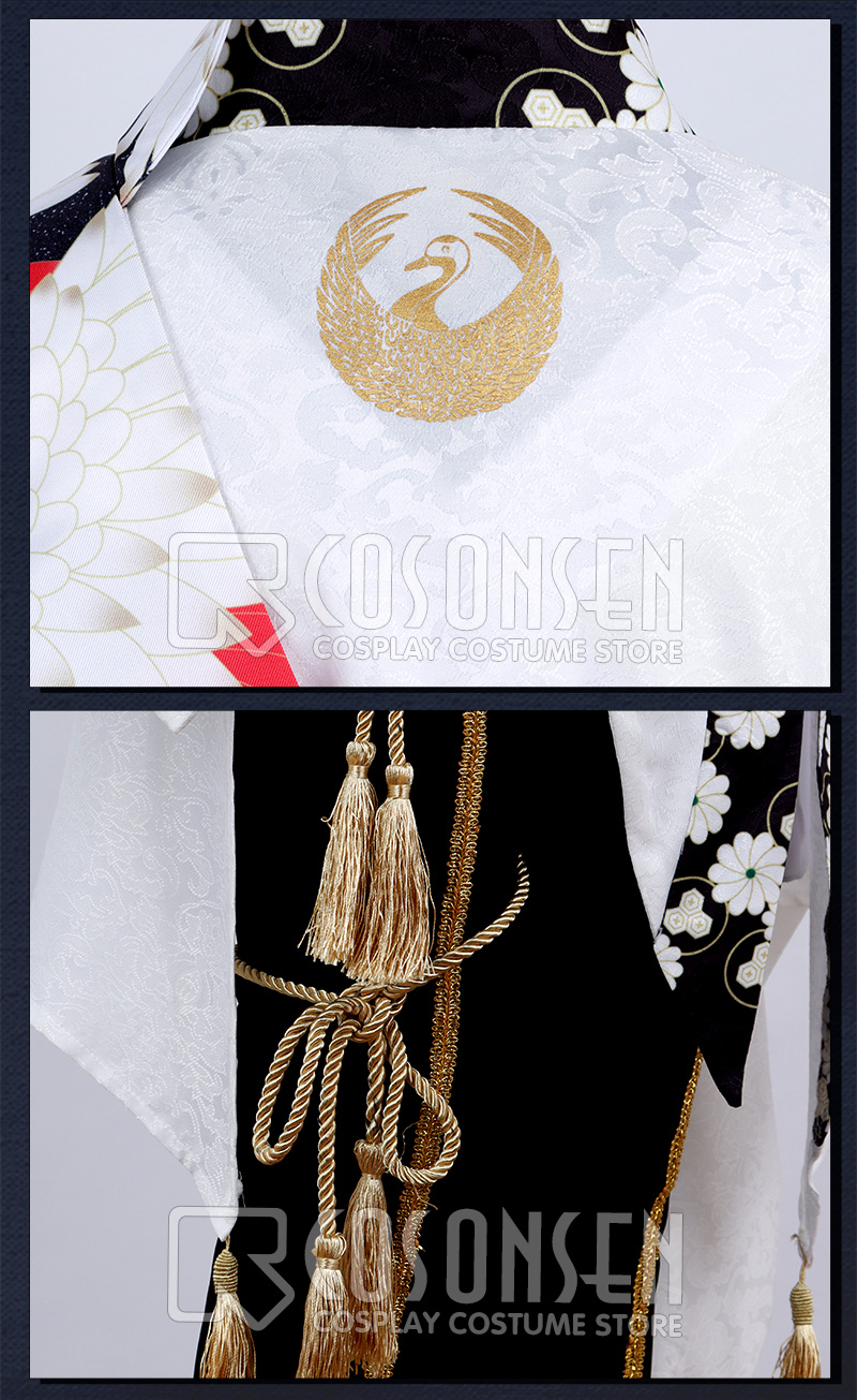 刀剣乱舞 ミュージカル2部ライブ衣装 葵咲本紀 鶴丸国永 コスプレ衣装