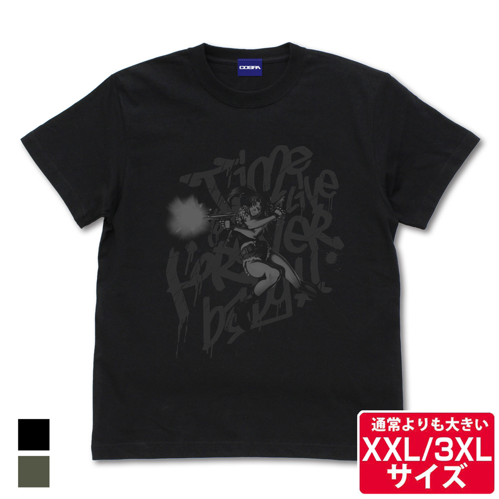 ☆限定☆BLACKLAGOON フルカラーTシャツ（XXL/XXXL） [ブラック