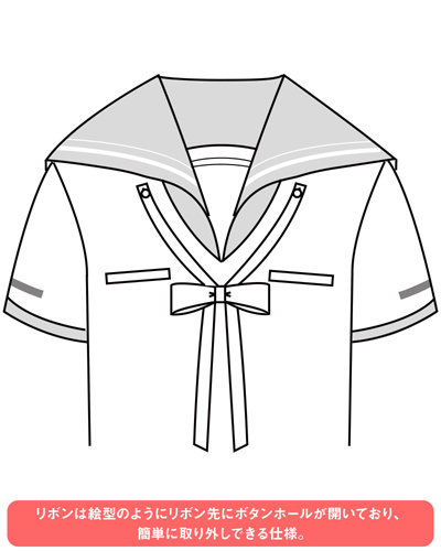 神浜市立大学附属学校女子制服ブラウスセット [TVアニメ「マギア