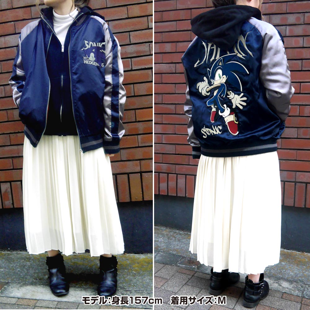 ソニック・ザ・ヘッジホッグ スカジャン [ソニック・ザ・ヘッジホッグ