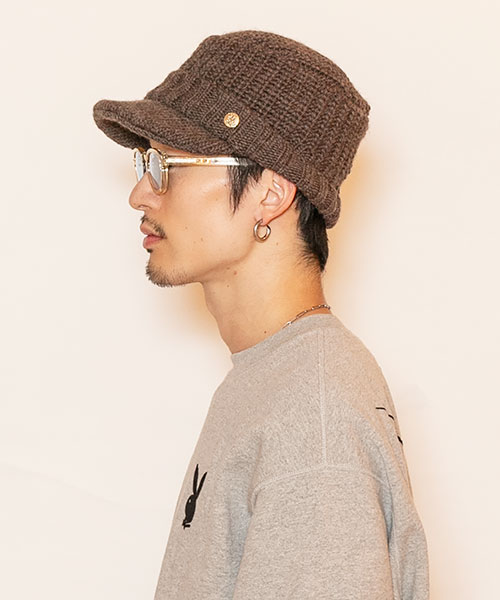 KNIT MAT 2(ONESIZE BEIGE): キャスケット帽子通販｜CA4LA公式