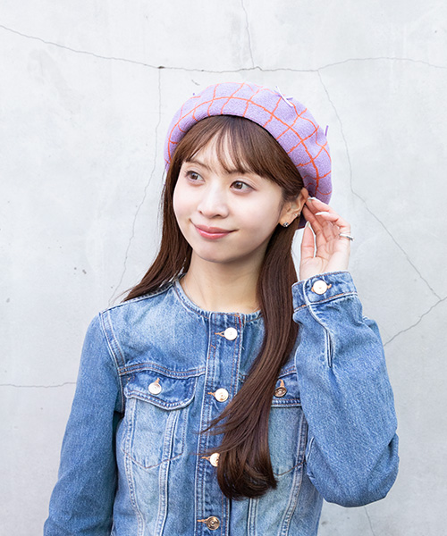 RIBBON BERET(ONESIZE PURPLE): ベレー帽子通販｜CA4LA公式