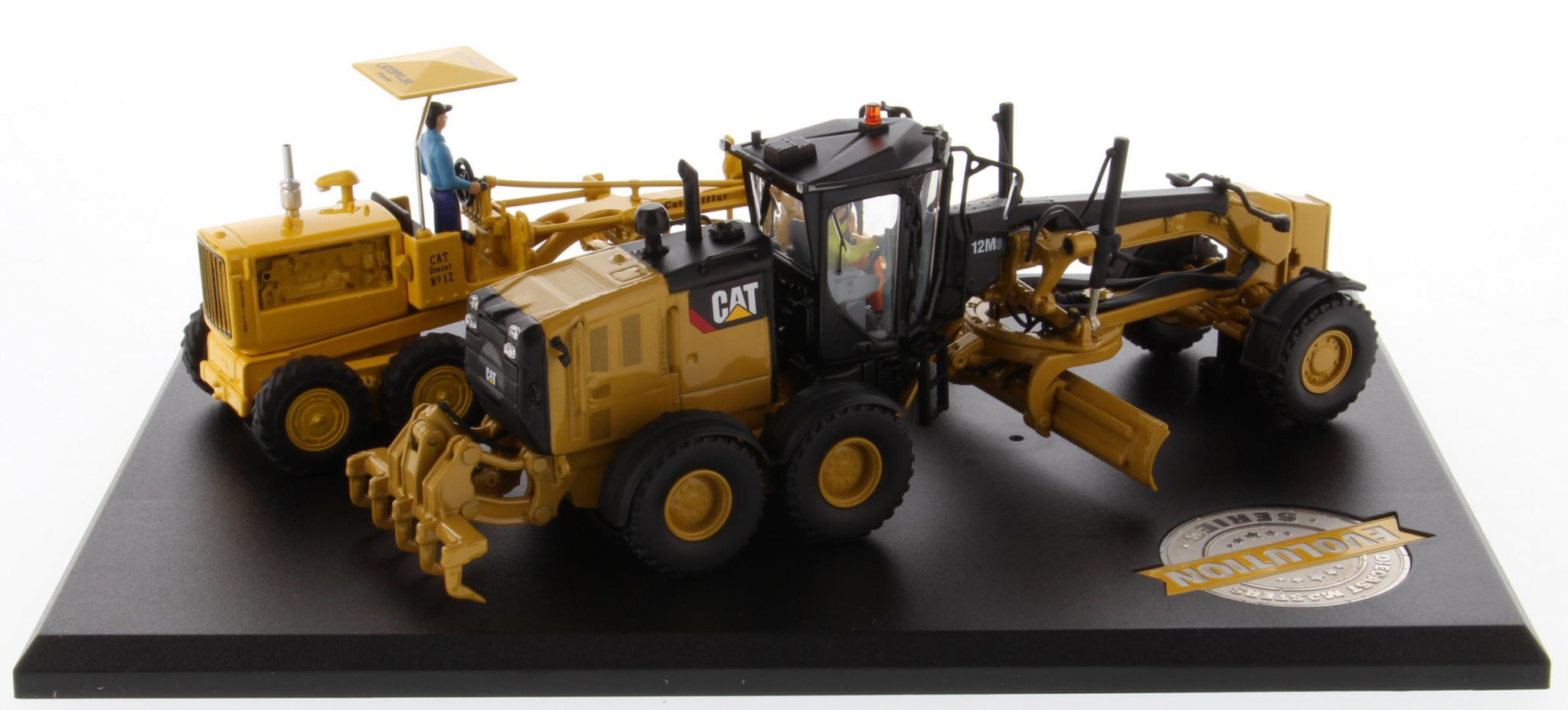 Cat Diecast 12 and 12M3 Motor Grader Evolution Series 85560 - Cat