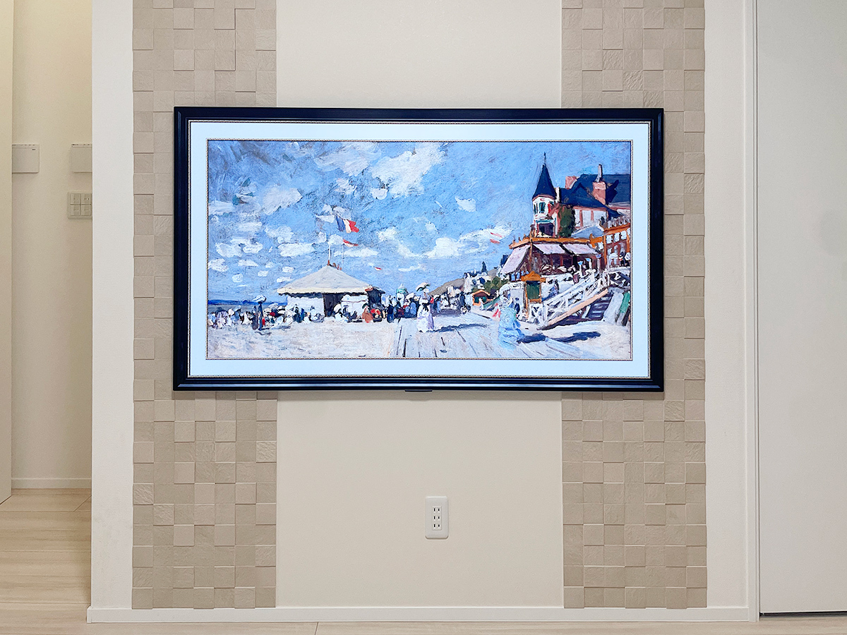 名古屋市でLGの65インチ有機ELテレビ(OLED65G1PJA)を専用金具(WB20GD