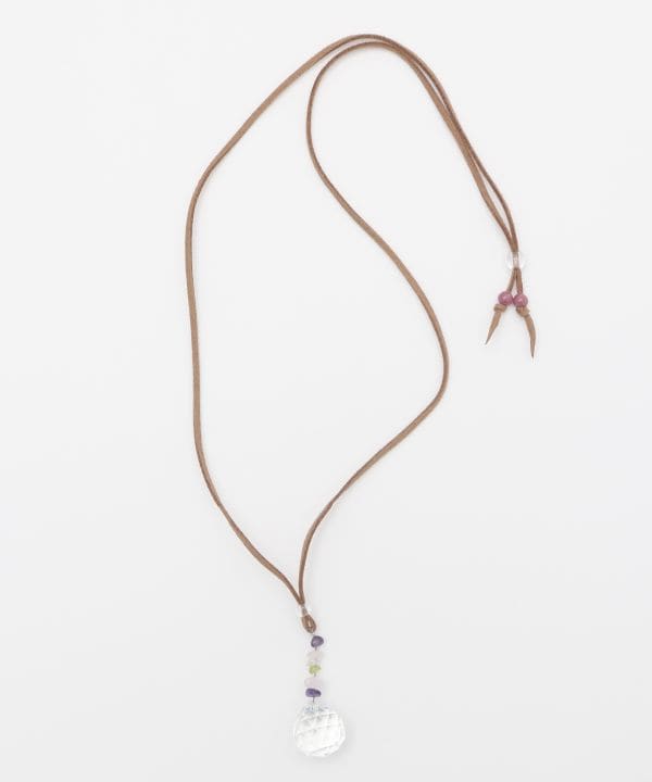 サンキャッチャーストーンネックレス(PURPLE MIX): 『チャイハネ』公式通販