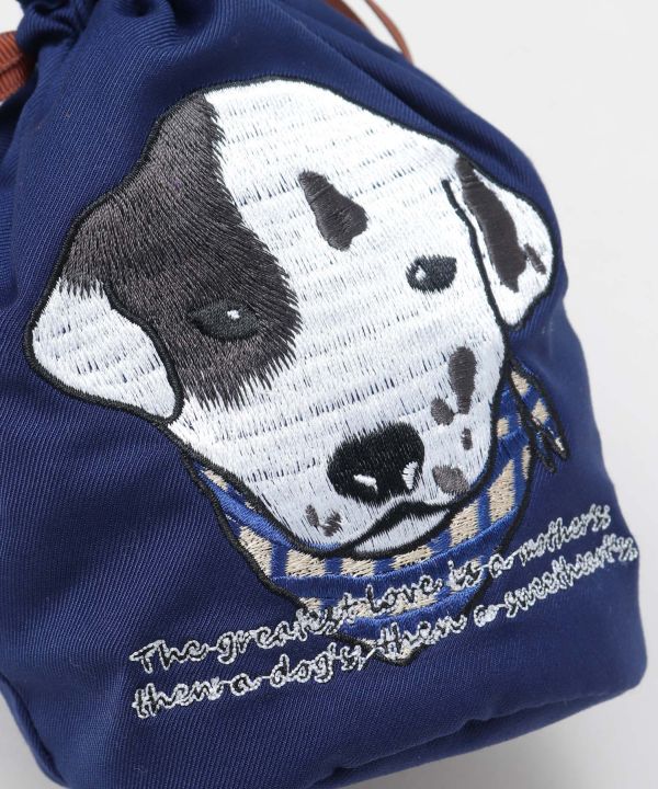 ドッグ巾着ポーチ(WH CAVALIER): 『欧州航路』