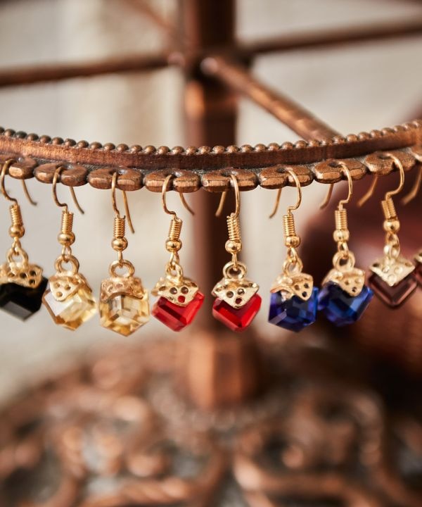 チェコガラスカットガラスピアス(CLEAR): 『欧州航路』