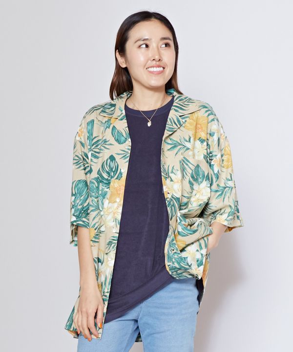 ラニカイメンズアロハシャツ(BEIGE): 『Kahiko(カヒコ)』公式通販