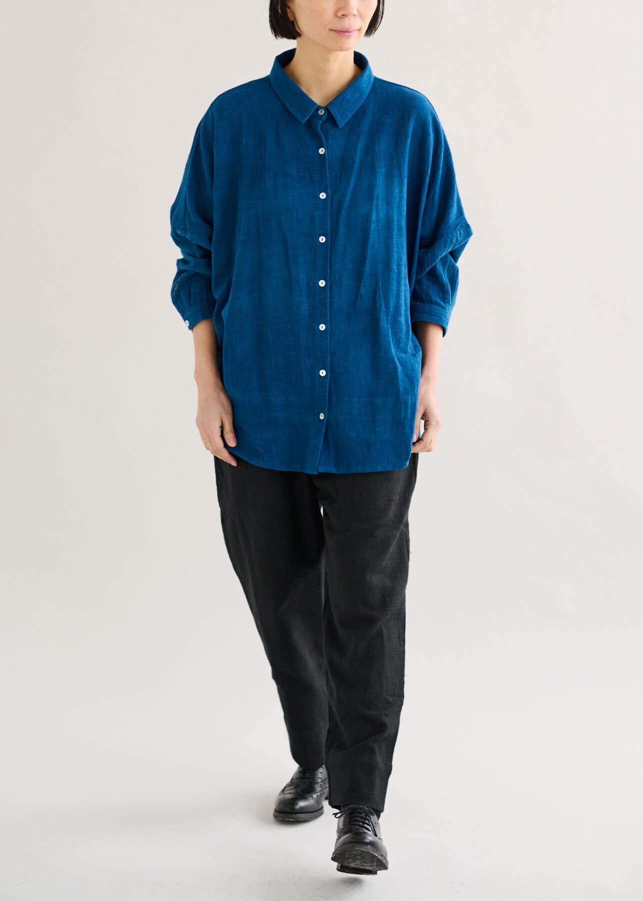 カラコットンカディルーズブラウス| CALICO キヤリコ：インド手仕事布